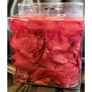 Red Rose Petal Filler His & Hers Box of 300 Flower Girl Wedding Valentines NIB